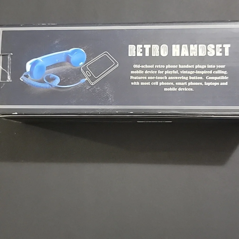 Classic Blue Retro Handset for Cell Phones